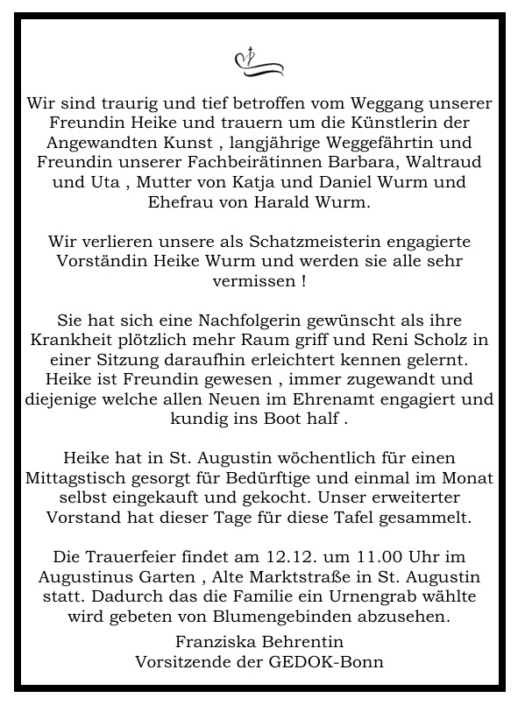 Traueranzeige